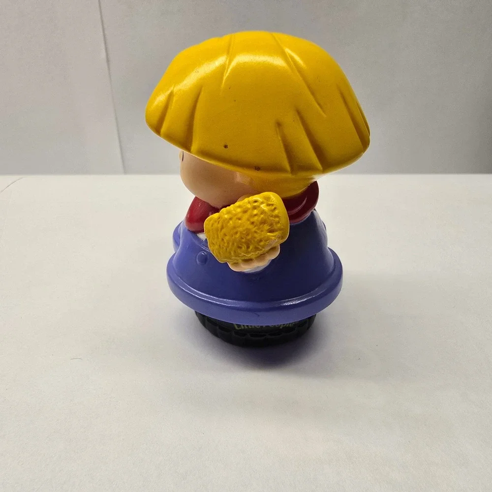 Fisher-Price Little People Eddie Figure 2005 Frog Sponge Boy Blue Yellow Vintage